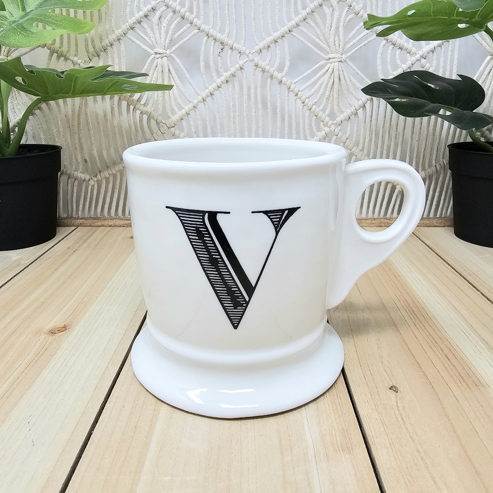 Anthropologie Monogrammed "V" Mug